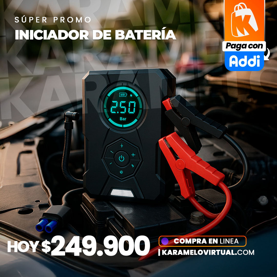 INICIADOR Y COMPRESOR DE BATERIA