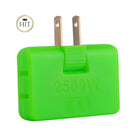 Adaptador De Toma Corriente 3 Salidas Giratorio 180 Grado