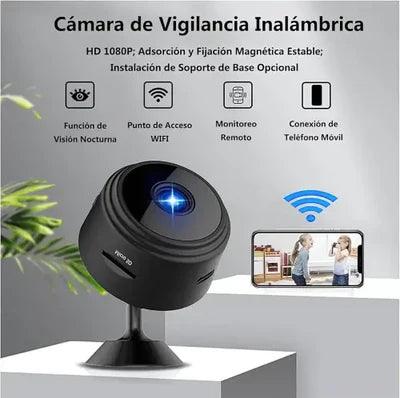 [PAGUE 1, LLEVE 2] EspíaSmart - MINI CAMERA VIGILANCIA 360 WIFI