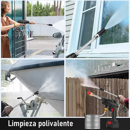 HIDROLAVADORA PORTATIL +  2 BATERIAS 48W GRATIS