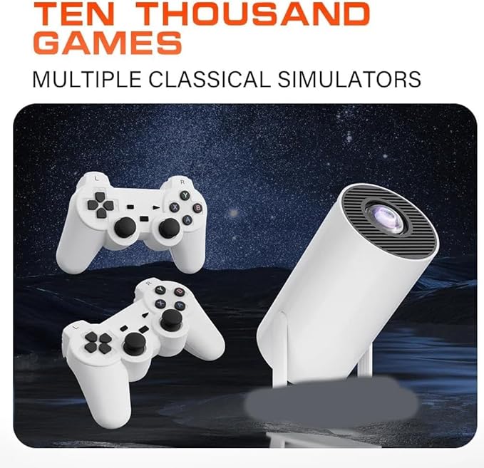 Proyector 2 en 1 con juegos professional chip