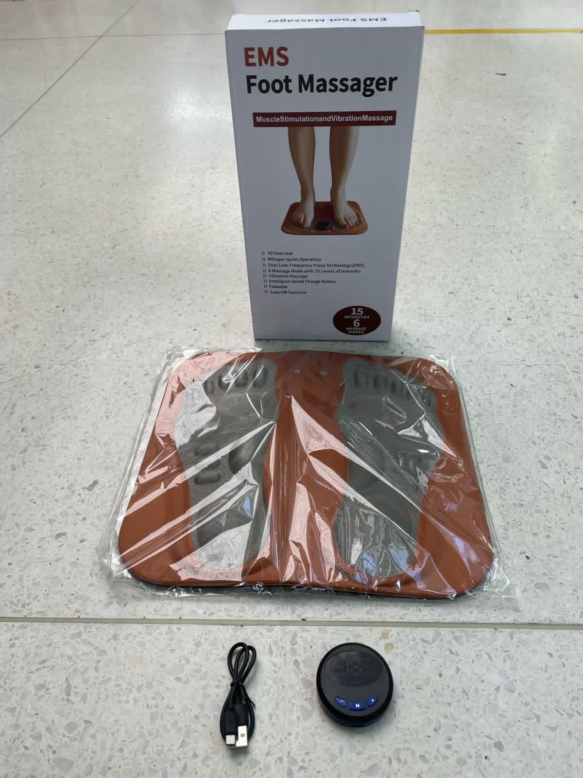 Tapete almohadilla Masajeador Electroestimulador De Pies Circulacion