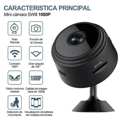 [PAGUE 1, LLEVE 2] EspíaSmart - MINI CAMERA VIGILANCIA 360 WIFI