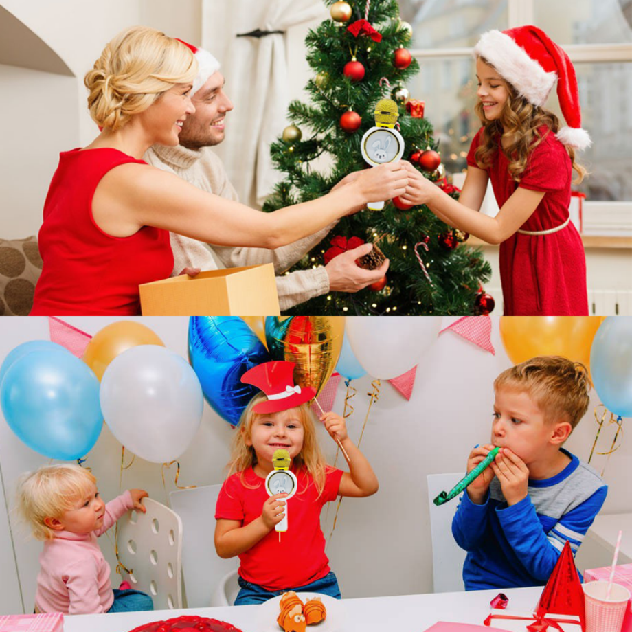 Microfono karaoke de conejo bluetooth