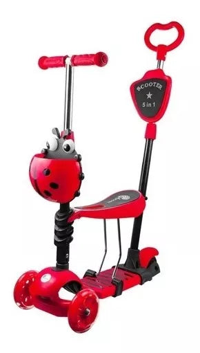 Monopatín Scooter 5 en 1 para niños