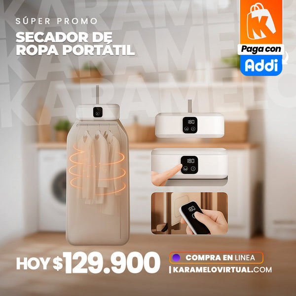 SECADOR DE ROPA PORTATIL