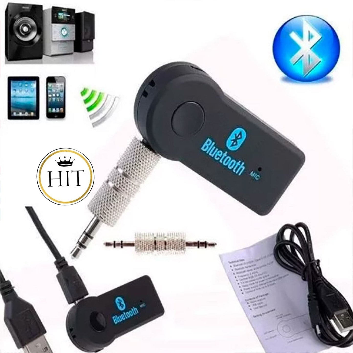 Adaptador Bluetooth Bt310 Manos Libres 3.5mm