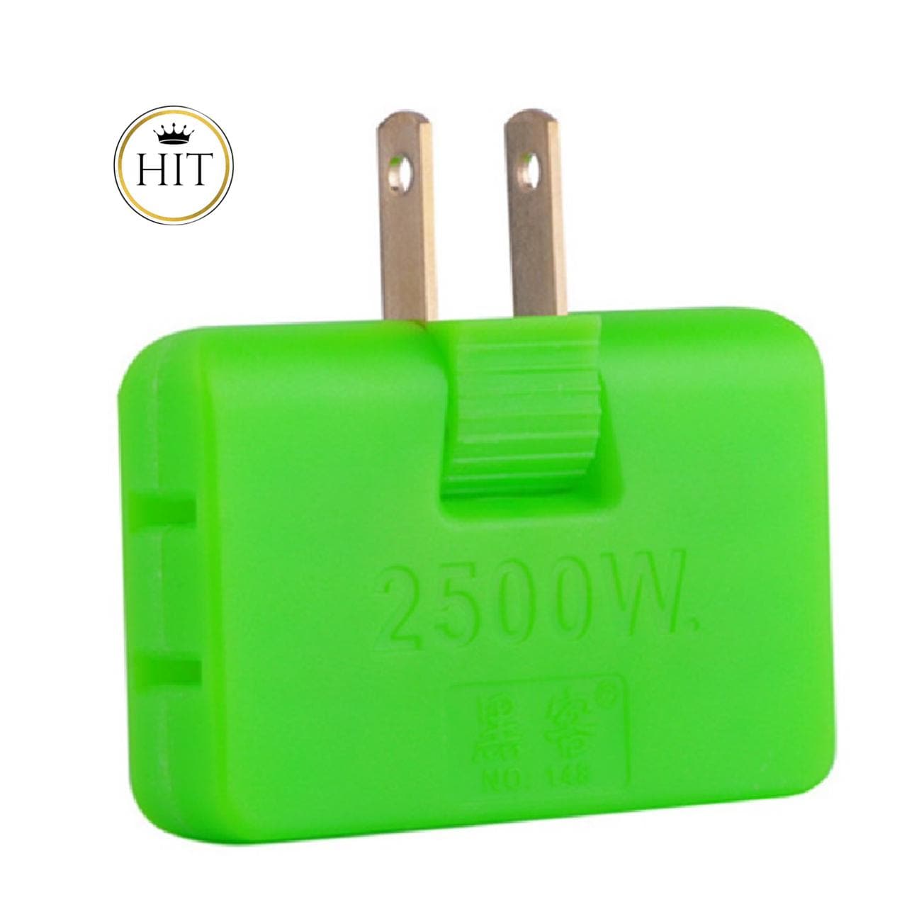 Adaptador De Toma Corriente 3 Salidas Giratorio 180 Grado