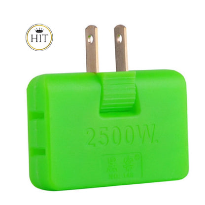 Adaptador De Toma Corriente 3 Salidas Giratorio 180 Grado