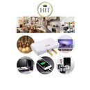 Adaptador De Toma Corriente 3 Salidas Giratorio 180 Grado