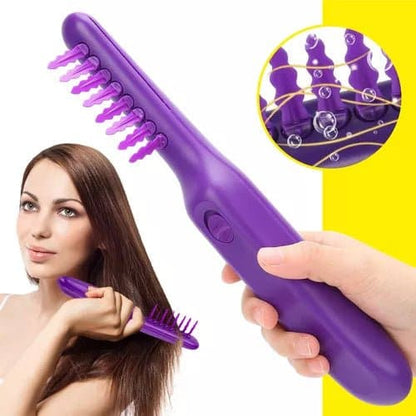 Cepillo Vibrador Desenredante Eléctrico