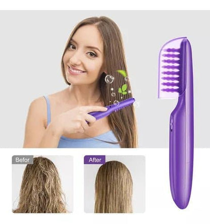 Cepillo Vibrador Desenredante Eléctrico