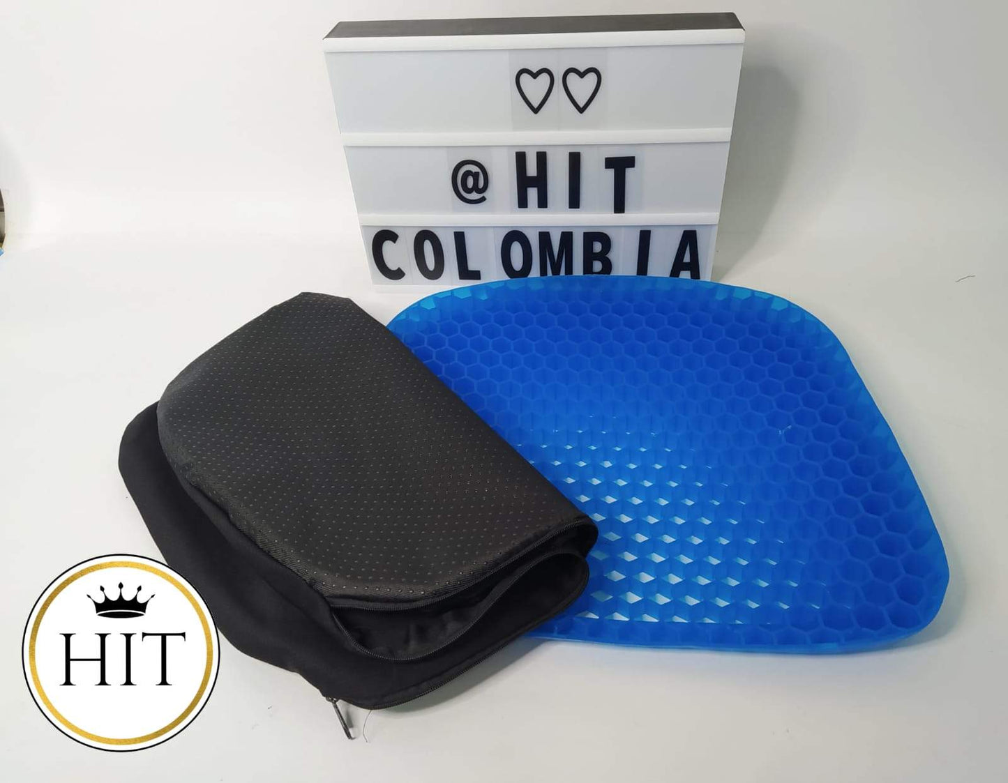 Cojín Ergonómico Para Silla En Silicona + Funda Protectora