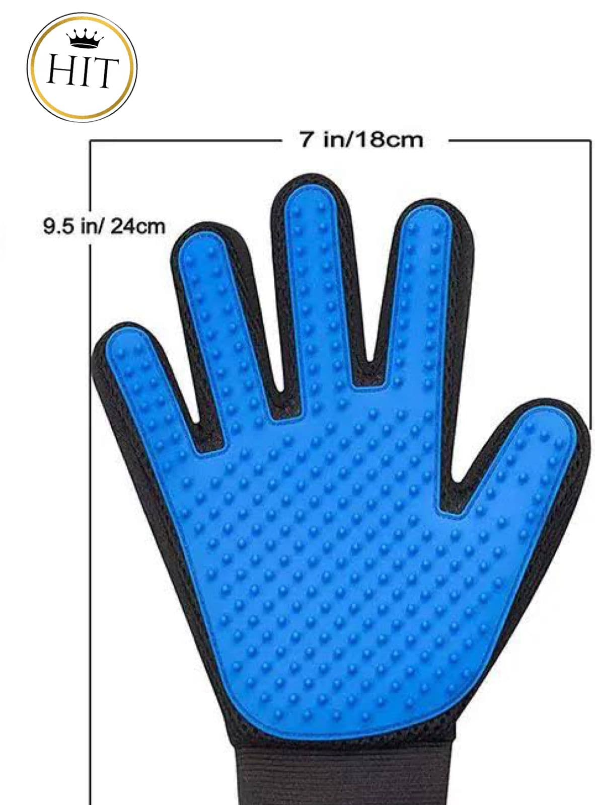 Guante True Touch Para Peinar Acariciar Gatos Y Perros