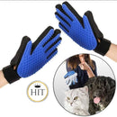 Guante True Touch Para Peinar Acariciar Gatos Y Perros