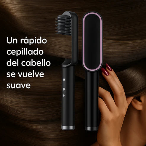 LYSO®  - El CEPILLO + PLANCHA SECADOR ¡Transforma Tu Rutina Capilar!