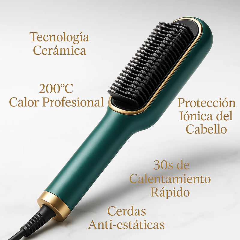 [PAGA 1, LLEVA 2] CEPILLO + PLANCHA SECADOR ¡Transforma Tu Rutina Capilar!