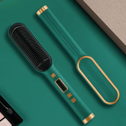 LYSO®  - El CEPILLO + PLANCHA SECADOR ¡Transforma Tu Rutina Capilar!