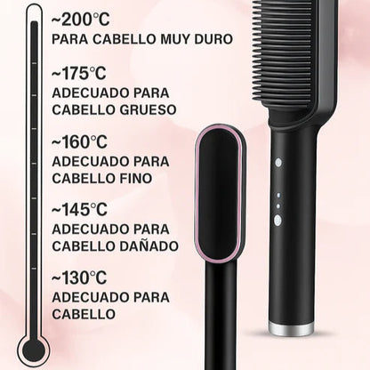 LYSO®  - El CEPILLO + PLANCHA SECADOR ¡Transforma Tu Rutina Capilar!