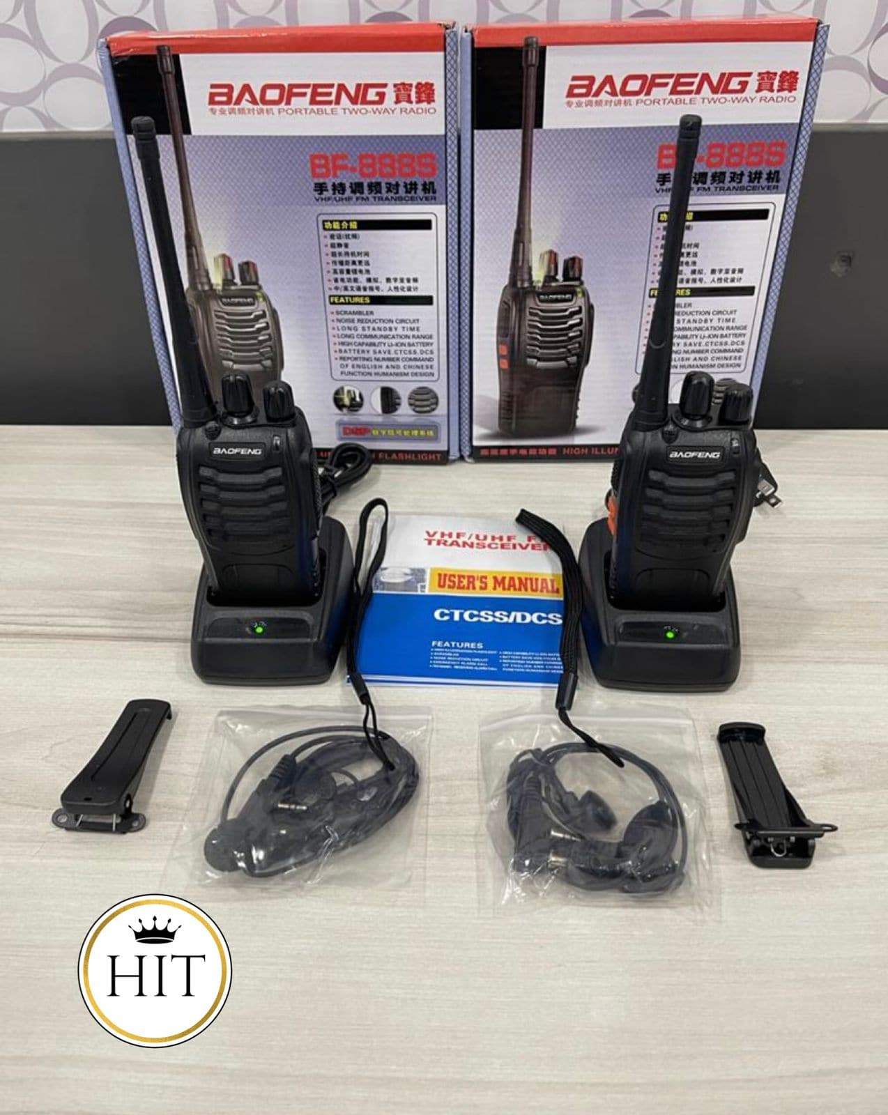Radio  X2 Walkie Talkie Baofeng Bateria 2800mah