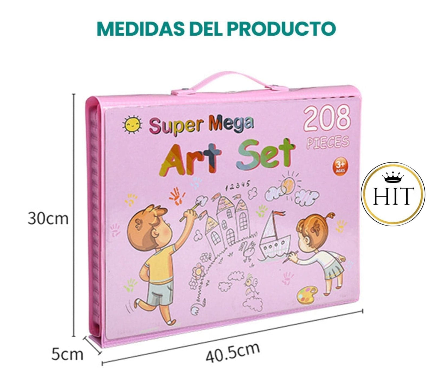 Set Arte  y pintura Maleta 208 Piezas