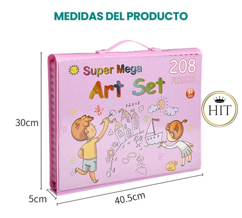 Set Arte  y pintura Maleta 208 Piezas