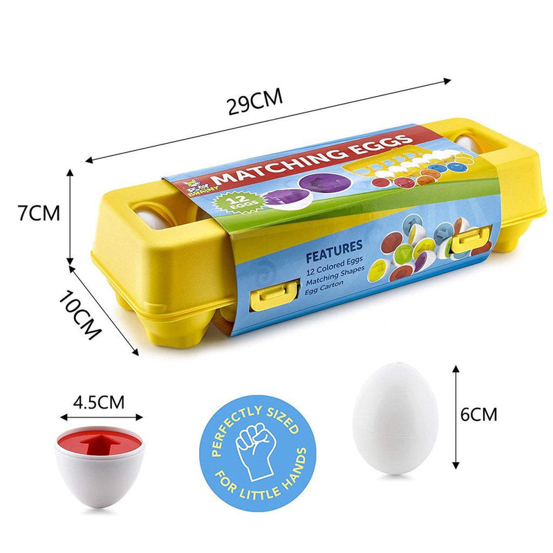 Juguete Cubeta de huevos educativo