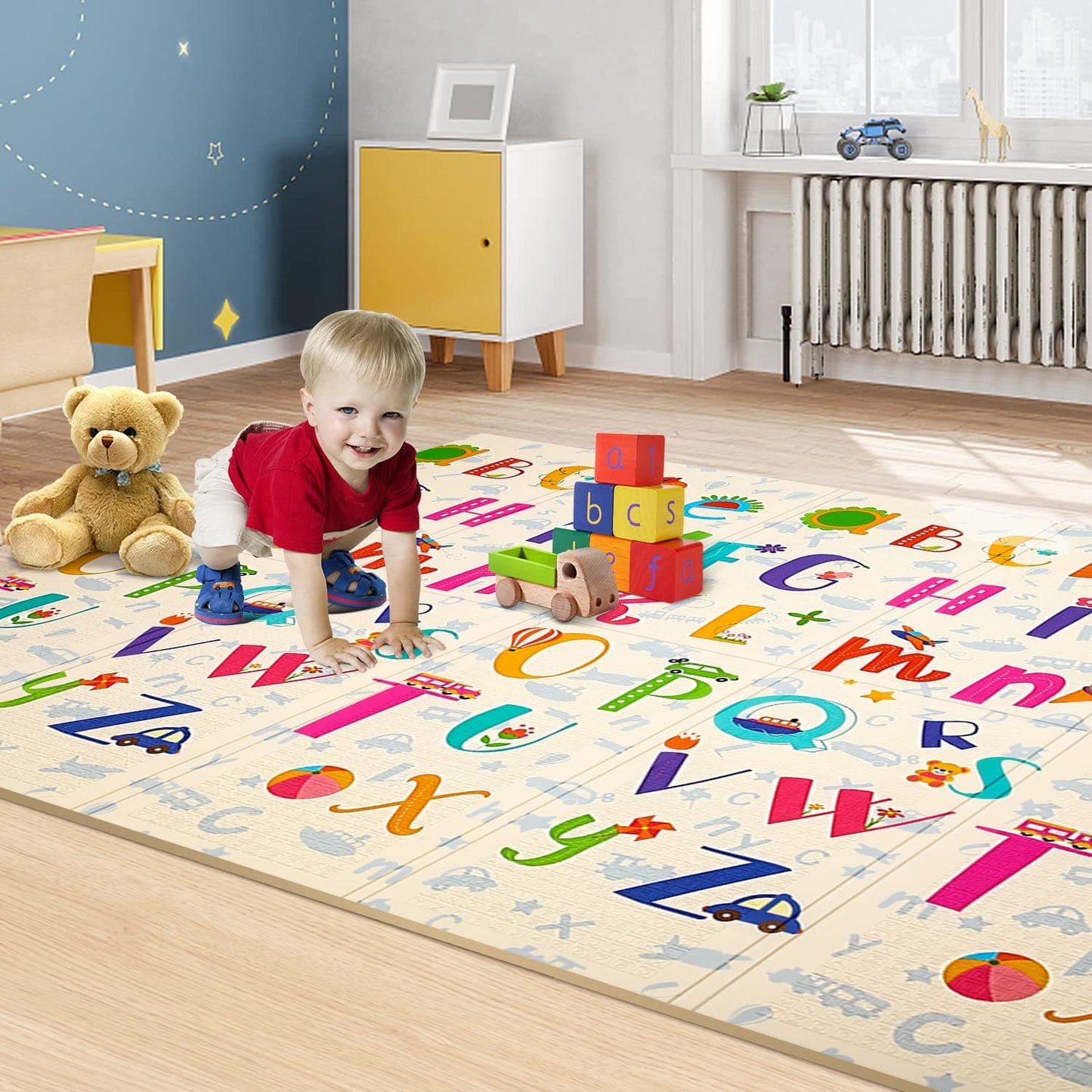 Tapete De Juego Plegable Gateo Bebé